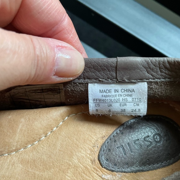 NWOT Fossil leather driving loafer grey size 8 - Picture 3 of 6